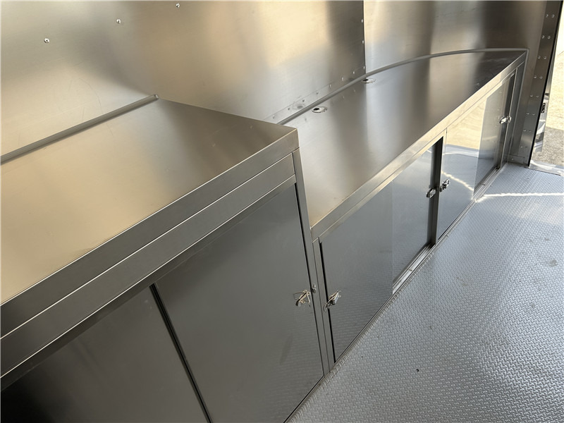 Nieuw Verkoopwagen BBQ Burger Food Truck  Pizza Food Trailer: afbeelding 14