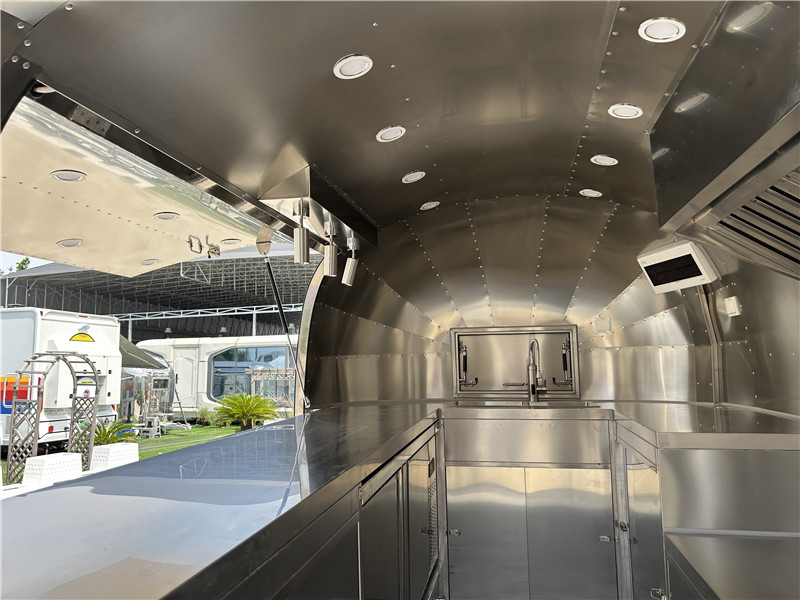 Nieuw Verkoopwagen BBQ Burger Food Truck  Pizza Food Trailer: afbeelding 9