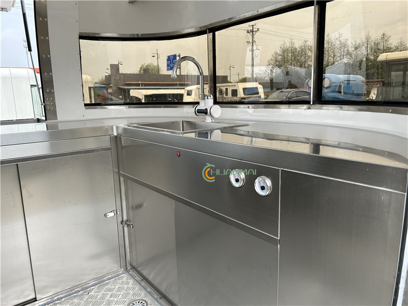 Nieuw Verkoopwagen Food Van Food Truck, Foodtruck,  Food Catering Trailer: afbeelding 9