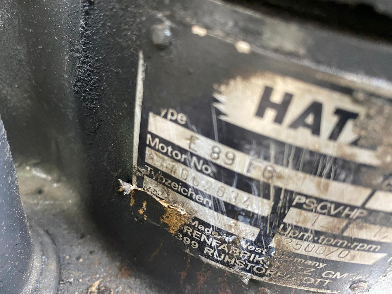 Hatz E 89 aus Demag DF 45 - Motor voor Bouwmachine: afbeelding 3 Hatz E 89 aus Demag DF 45 - Motor voor Bouwmachine: afbeelding 3