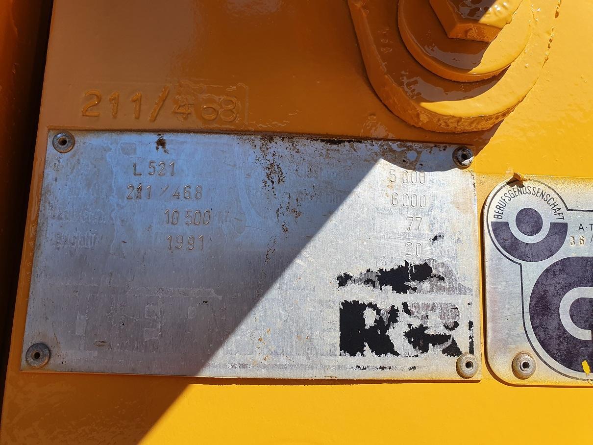 Wiellader Liebherr L 521: afbeelding 13