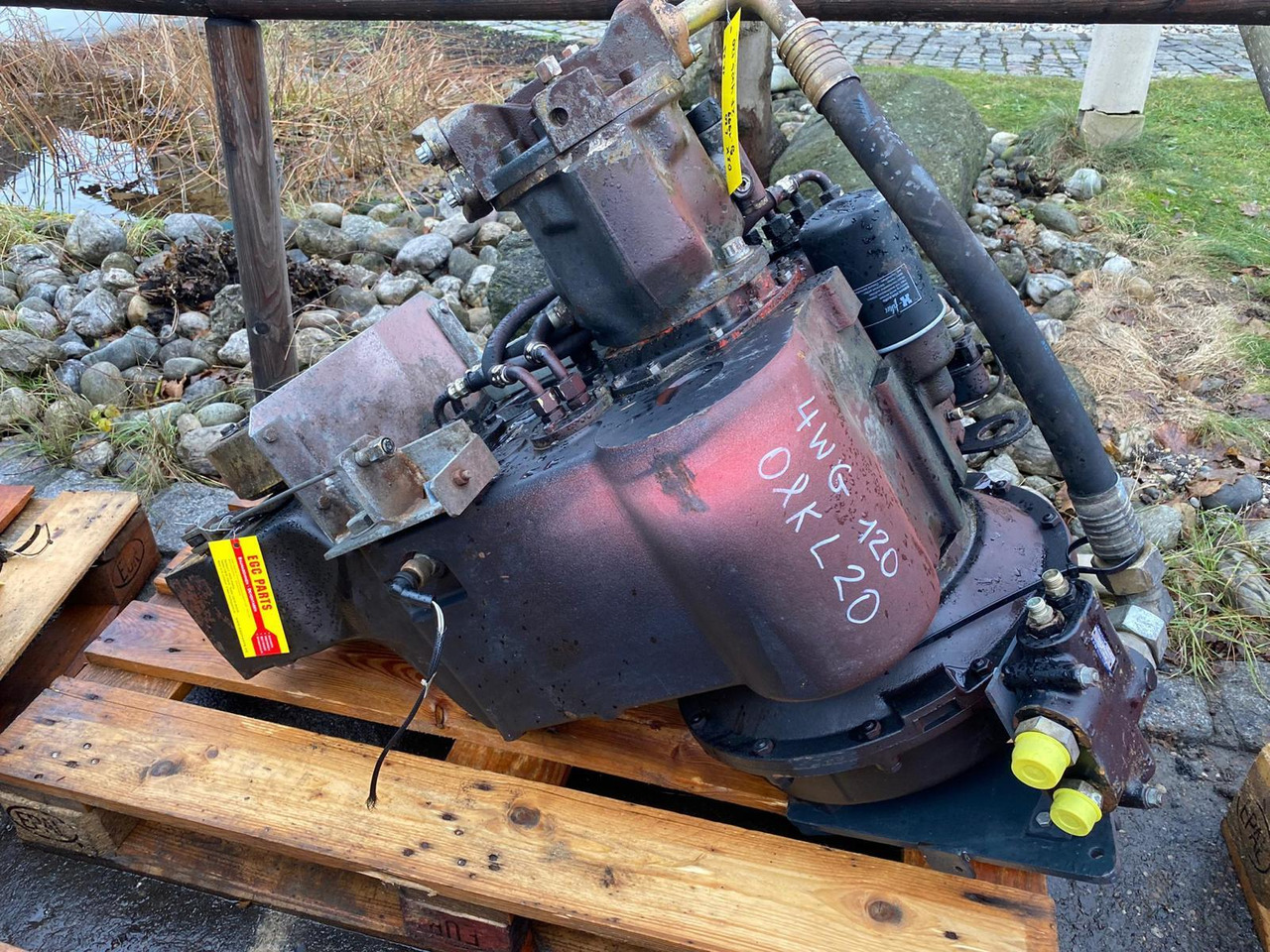 O&K ZF 4WG 120 aus L20 - Transmissie voor Bouwmachine: afbeelding 1 O&K ZF 4WG 120 aus L20 - Transmissie voor Bouwmachine: afbeelding 1