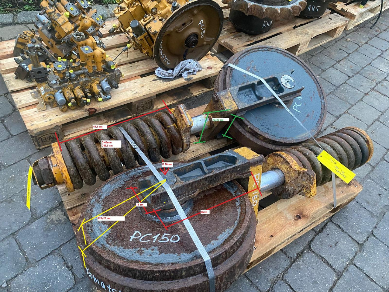 Komatsu PC 150 - Onderdelen voor Rupsgraafmachine: afbeelding 2 Komatsu PC 150 - Onderdelen voor Rupsgraafmachine: afbeelding 2