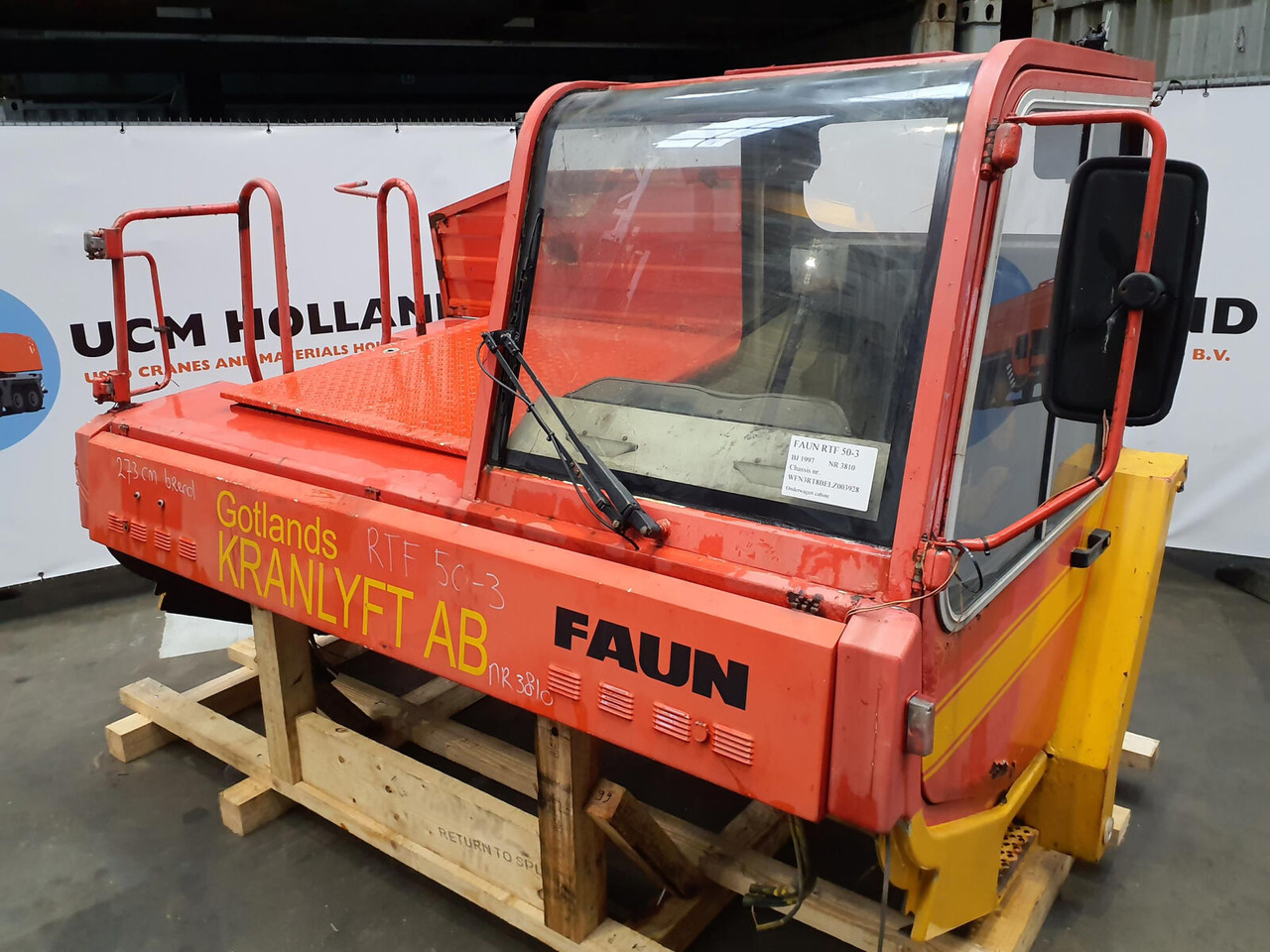 FAUN RTF 50-3 lower cabin - Cabine voor Mobiele kraan: afbeelding 1 FAUN RTF 50-3 lower cabin - Cabine voor Mobiele kraan: afbeelding 1