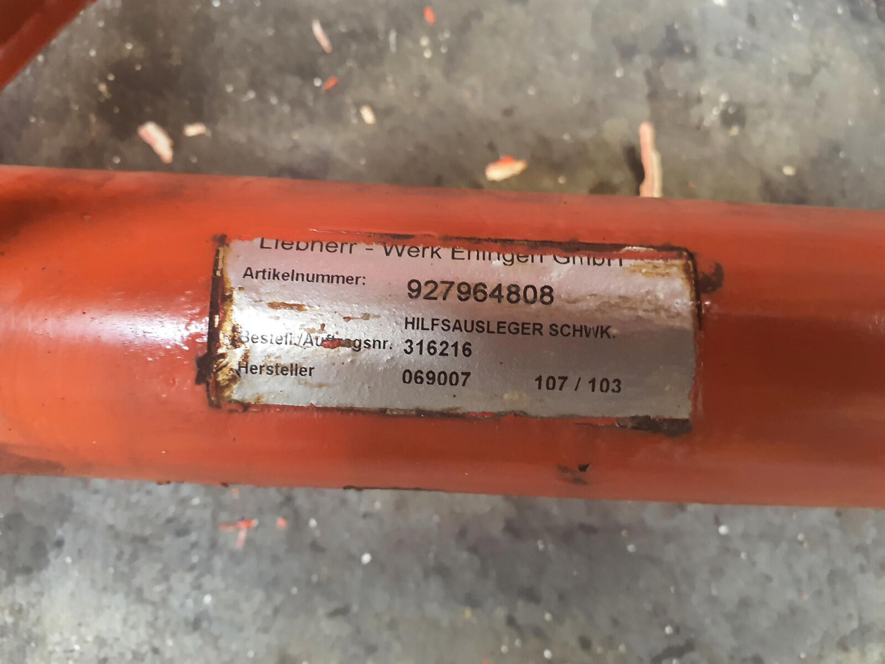 Liebherr LTM 1080-1 runner - Arm voor Kraan: afbeelding 5 Liebherr LTM 1080-1 runner - Arm voor Kraan: afbeelding 5