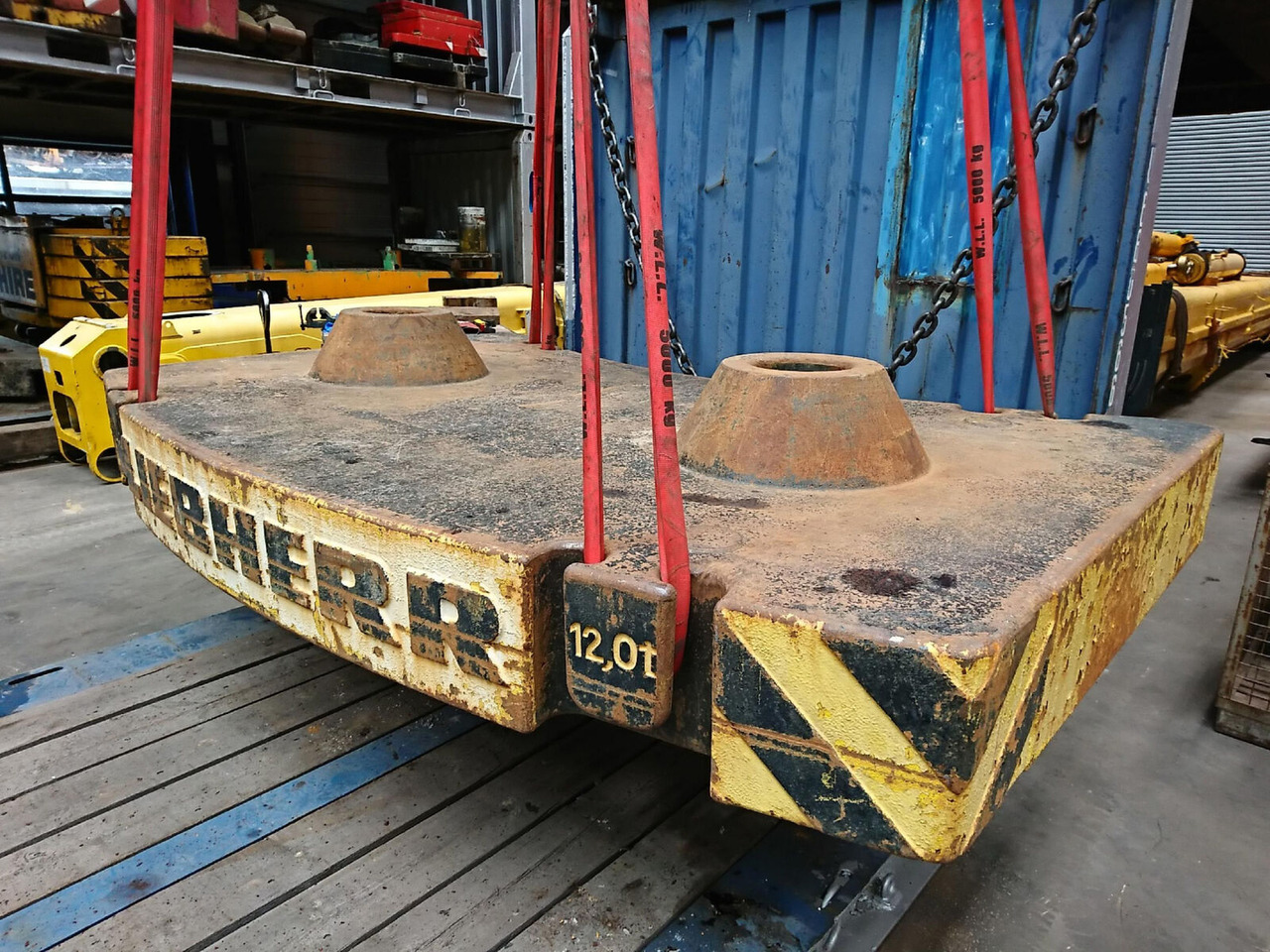 Liebherr LTM 1160-2 counterweight 12 ton - Tegenwicht voor Mobiele kraan: afbeelding 1 Liebherr LTM 1160-2 counterweight 12 ton - Tegenwicht voor Mobiele kraan: afbeelding 1