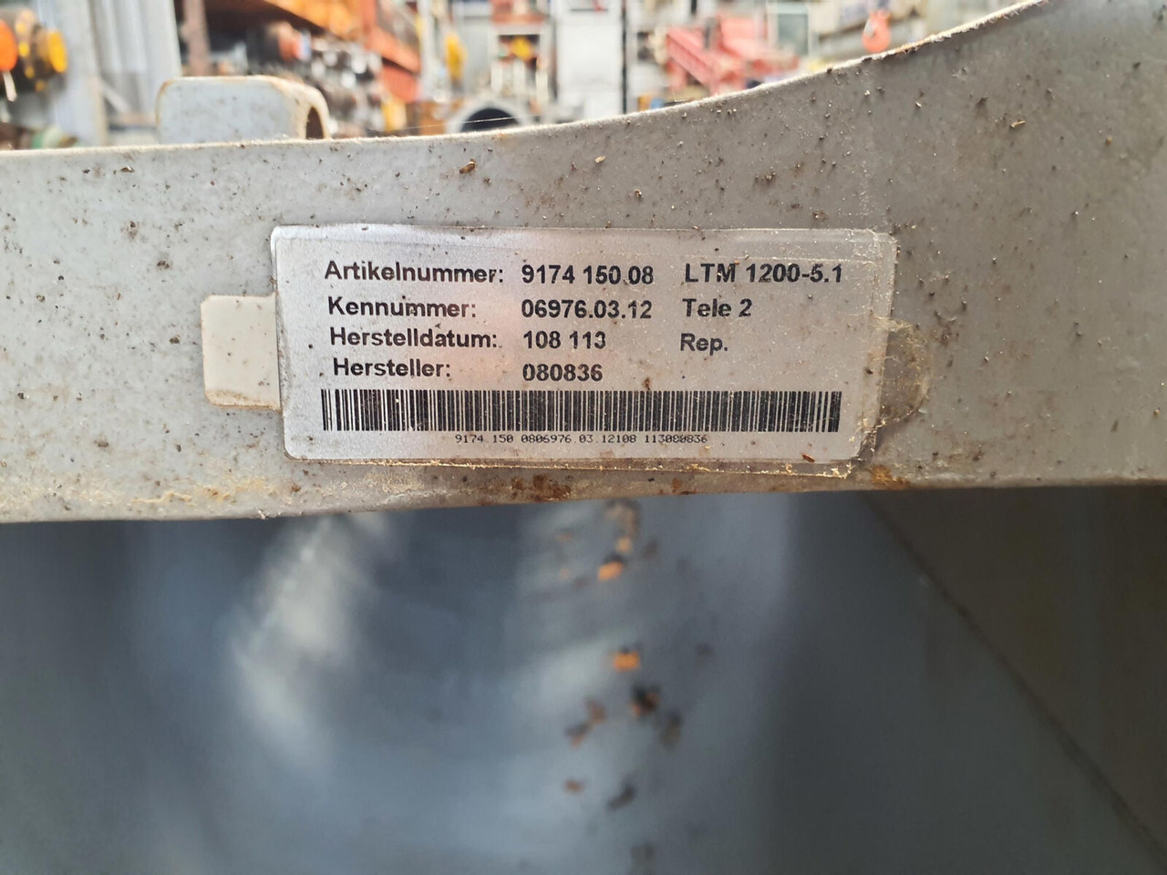 Liebherr LTM 1200-5.1 Telescopic section 2 - Arm voor Alle terrein kraan: afbeelding 5 Liebherr LTM 1200-5.1 Telescopic section 2 - Arm voor Alle terrein kraan: afbeelding 5
