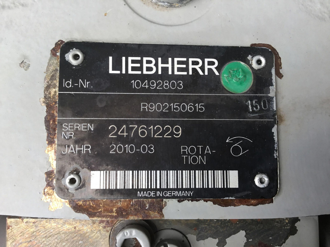 Hydraulische pomp voor Mobiele kraan Liebherr LTM 1400-7.1 hydraulic two-stage pump: afbeelding 7