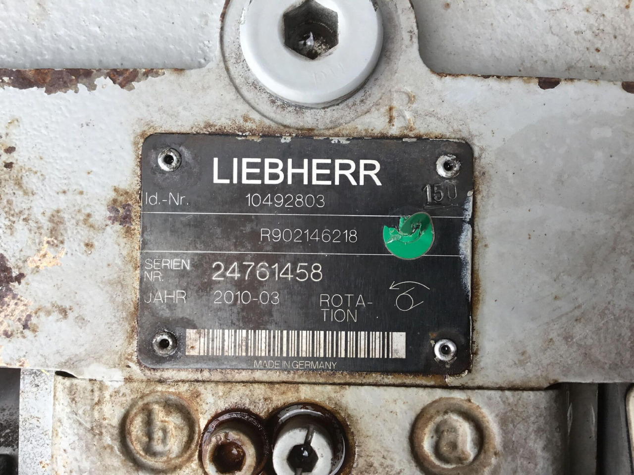 Hydraulische pomp voor Mobiele kraan Liebherr LTM 1400-7.1 hydraulic two-stage pump: afbeelding 8