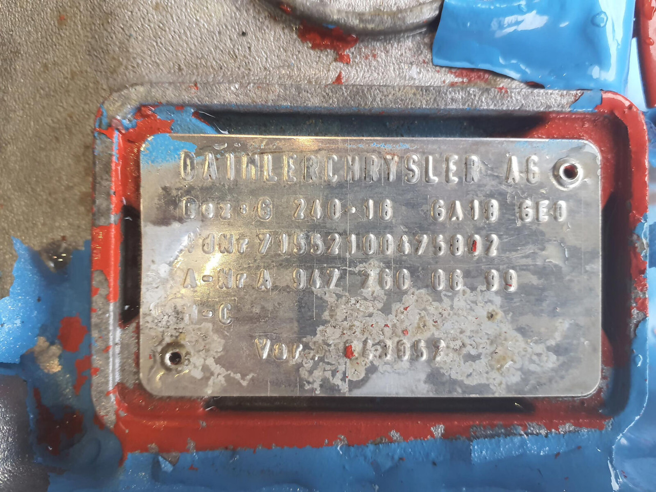 Mercedes-Benz GMK 5130-1 gearbox Mercedes G240-16 - Versnellingsbak voor Mobiele kraan: afbeelding 5 Mercedes-Benz GMK 5130-1 gearbox Mercedes G240-16 - Versnellingsbak voor Mobiele kraan: afbeelding 5