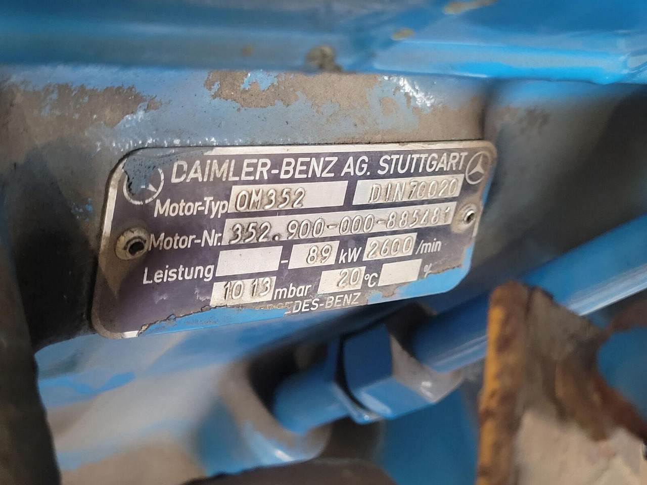 Mercedes-Benz LTM 1070 engine Mercedes OM 352 A - Motor voor Mobiele kraan: afbeelding 4 Mercedes-Benz LTM 1070 engine Mercedes OM 352 A - Motor voor Mobiele kraan: afbeelding 4