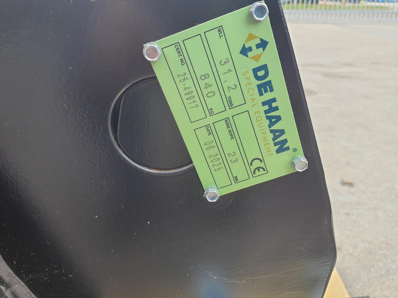 Liebherr Hookblock 23mm 1 sheave 31,2 t - Onderdelen voor Alle terrein kraan: afbeelding 5 Liebherr Hookblock 23mm 1 sheave 31,2 t - Onderdelen voor Alle terrein kraan: afbeelding 5