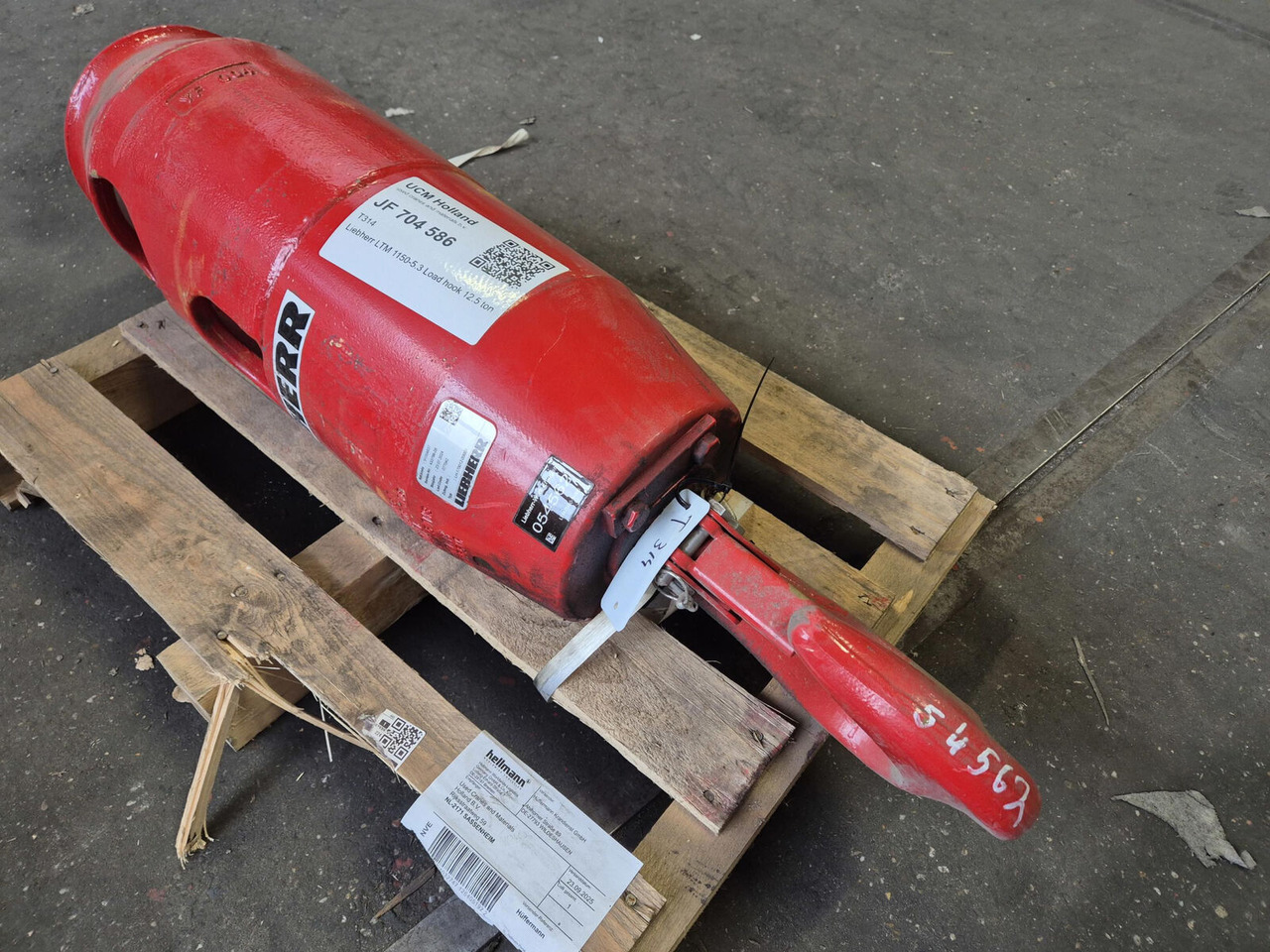 Liebherr LTM 1150-5.3 Load hook 12.5 ton - Onderdelen voor Kraan: afbeelding 3 Liebherr LTM 1150-5.3 Load hook 12.5 ton - Onderdelen voor Kraan: afbeelding 3