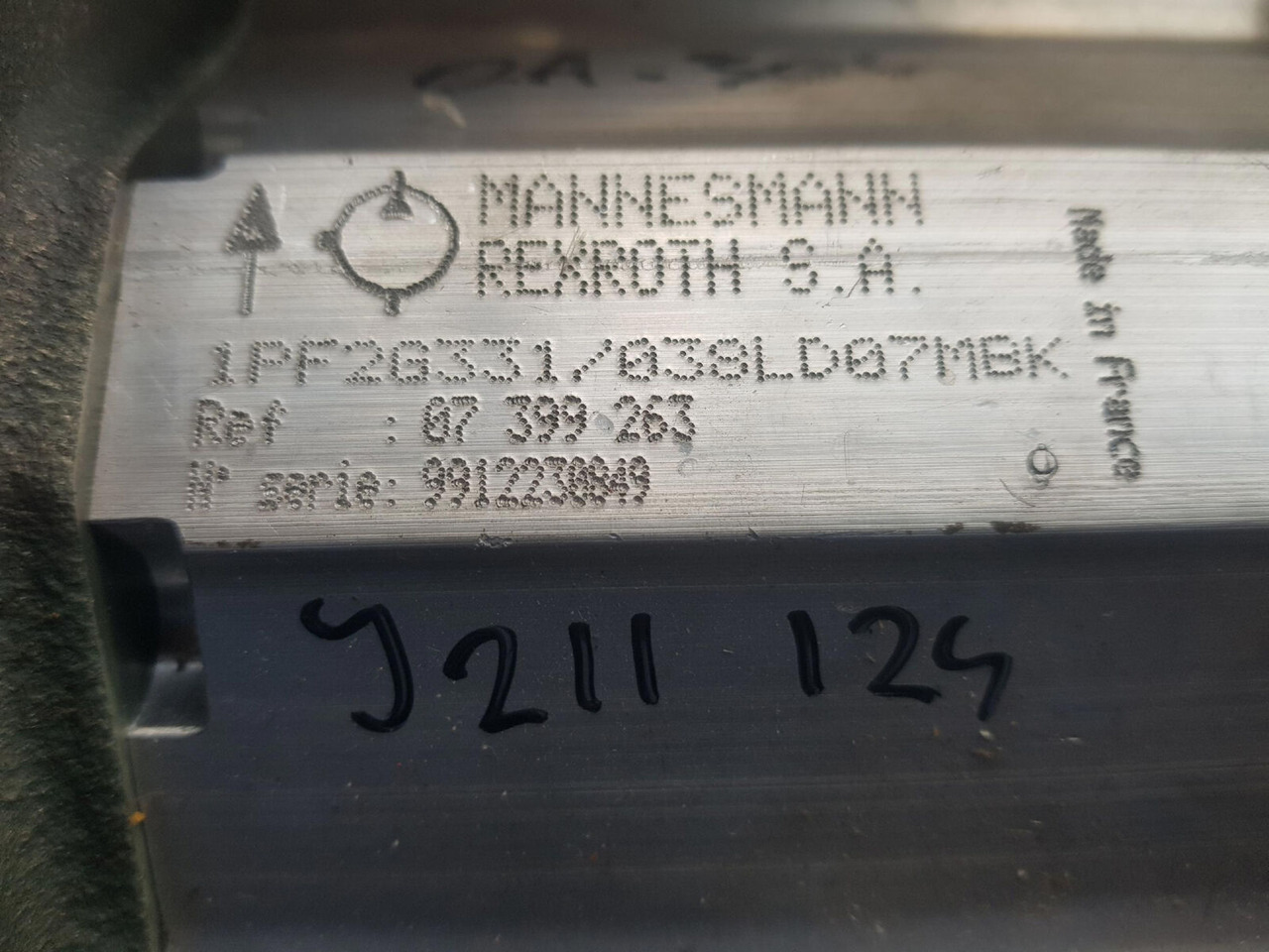 Rexroth Mannesmann Rexroth gear pump - Hydraulische pomp voor Kraan: afbeelding 5 Rexroth Mannesmann Rexroth gear pump - Hydraulische pomp voor Kraan: afbeelding 5