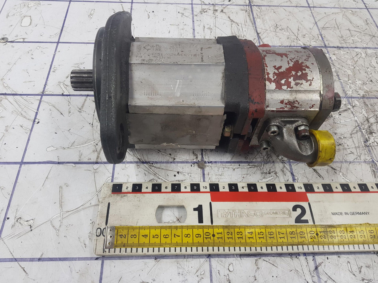 Rexroth Rexroth dual gear pump - Hydraulische pomp voor Kraan: afbeelding 1 Rexroth Rexroth dual gear pump - Hydraulische pomp voor Kraan: afbeelding 1