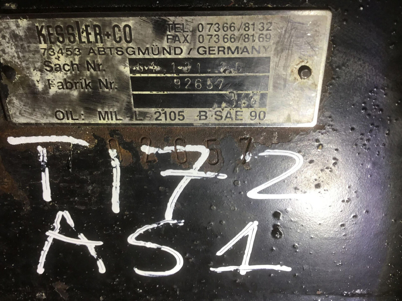 Terex AC 155 axle housing axle 1 - As en onderdelen voor Mobiele kraan: afbeelding 5 Terex AC 155 axle housing axle 1 - As en onderdelen voor Mobiele kraan: afbeelding 5