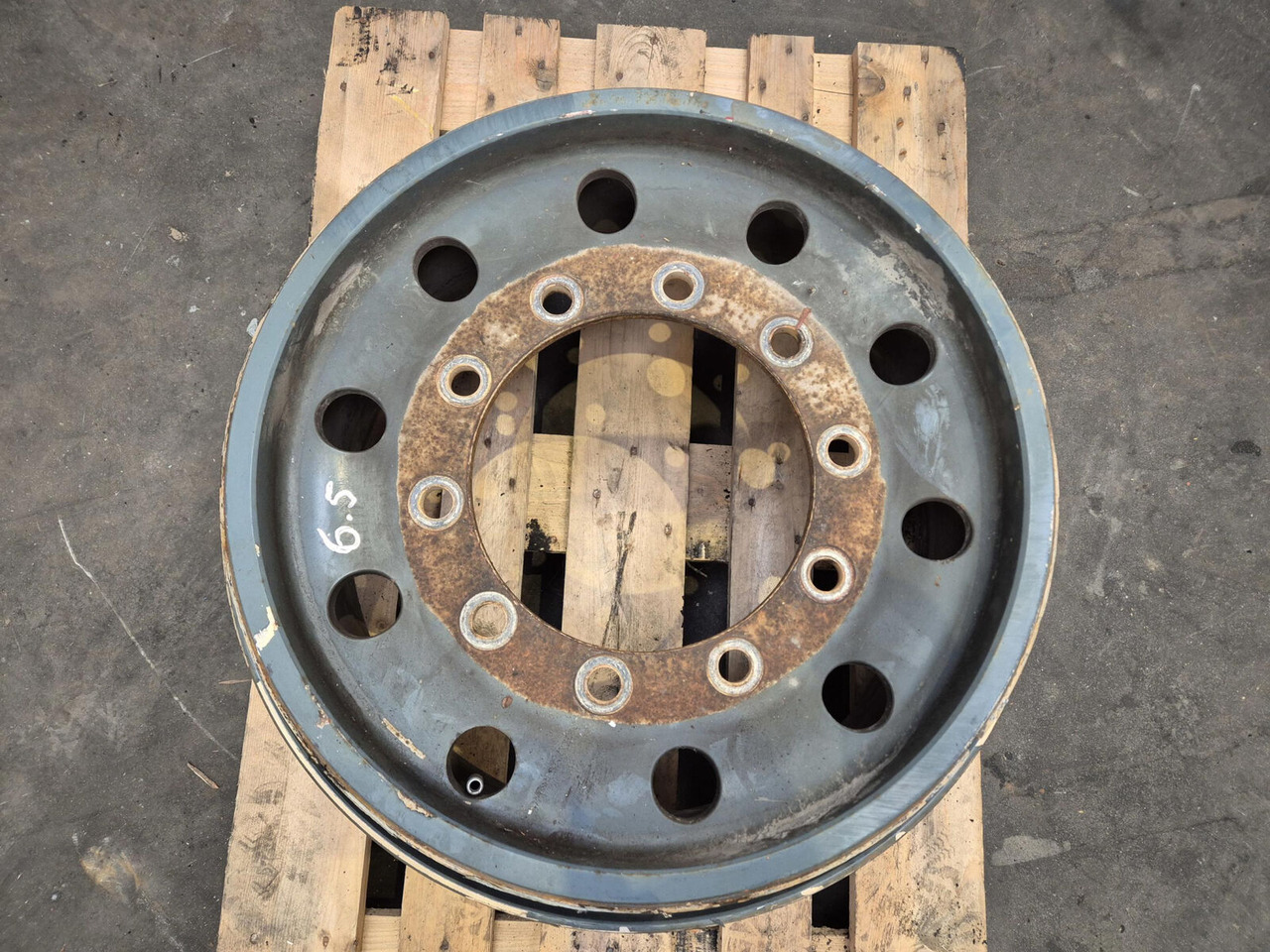 Terex Rim 445/95R25 10 6.5 3p - Velg voor Kraan: afbeelding 2 Terex Rim 445/95R25 10 6.5 3p - Velg voor Kraan: afbeelding 2