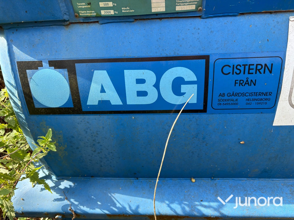 Dieseltank ABG 1500 L - Opslagtank: afbeelding 5 Dieseltank ABG 1500 L - Opslagtank: afbeelding 5