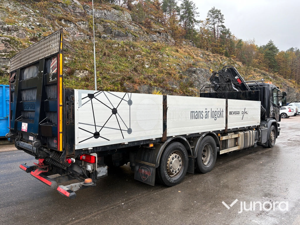 Kranbil - Scania P410, HiAB-kran - Vrachtwagen met open laadbak, Kraanwagen: afbeelding 3 Kranbil - Scania P410, HiAB-kran - Vrachtwagen met open laadbak, Kraanwagen: afbeelding 3
