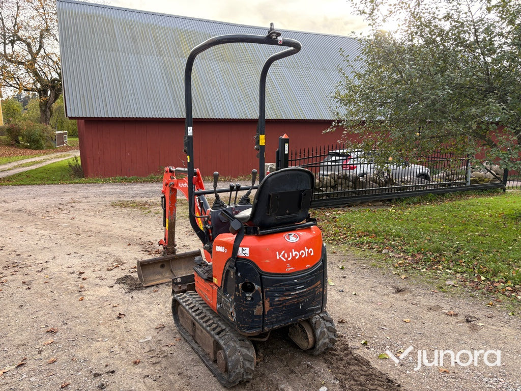 Minigrävare - Kubota, K008-3 - Minigraafmachine: afbeelding 4 Minigrävare - Kubota, K008-3 - Minigraafmachine: afbeelding 4