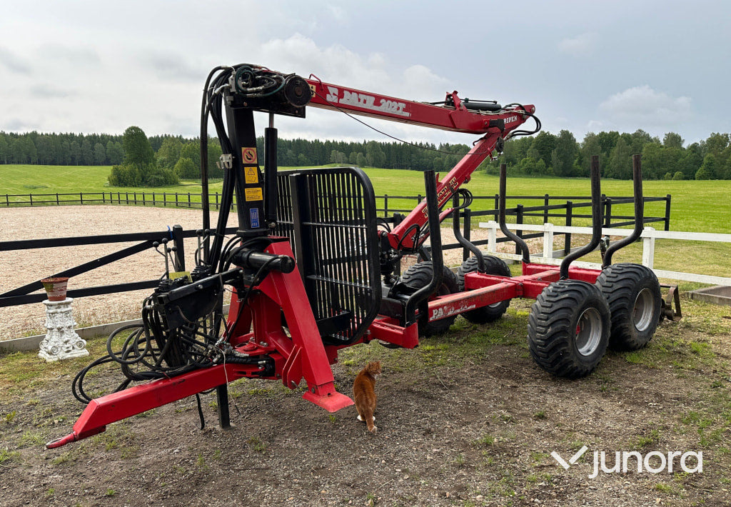 Patu 202 T – Skogsvagn med vinsch - Uitrijwagen: afbeelding 1 Patu 202 T – Skogsvagn med vinsch - Uitrijwagen: afbeelding 1
