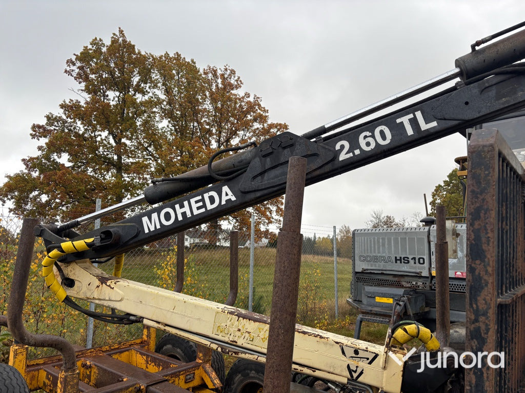 Skogsvagn - Moheda 10 ton med kran - Uitrijwagen: afbeelding 4 Skogsvagn - Moheda 10 ton med kran - Uitrijwagen: afbeelding 4