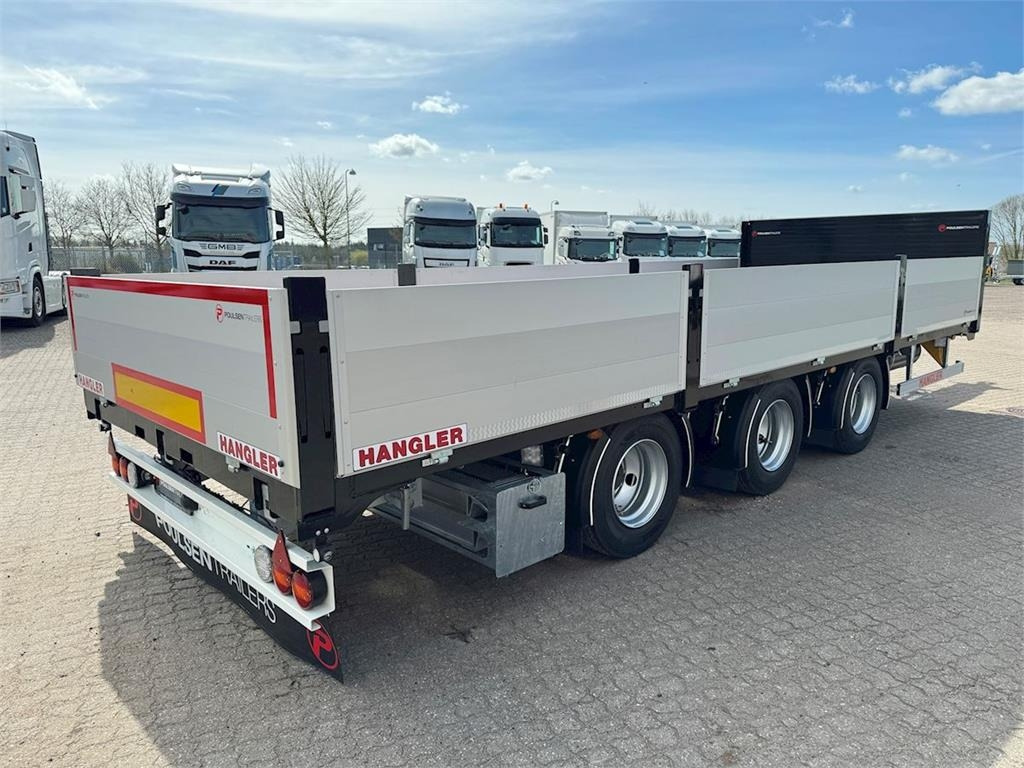 Hangler 3-aks kærre alu-sider + alu-ramper - Open/ Plateau aanhangwagen: afbeelding 4 Hangler 3-aks kærre alu-sider + alu-ramper - Open/ Plateau aanhangwagen: afbeelding 4