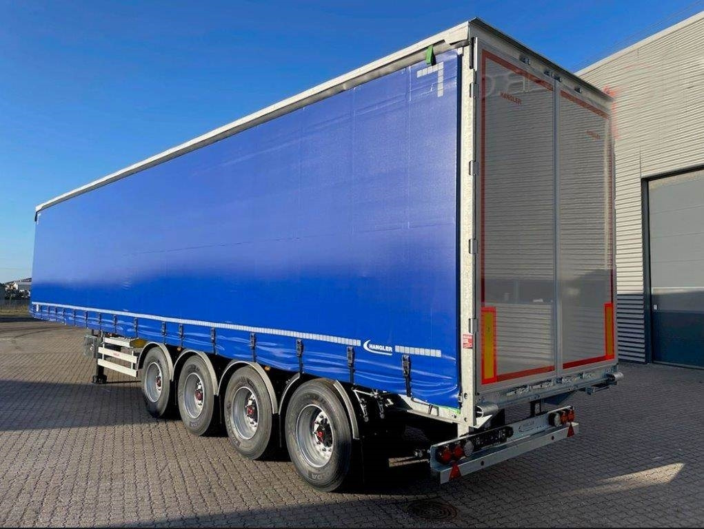 Hangler 4-aks Gardintrailer skydegardin DEMO  - Schuifzeiloplegger: afbeelding 2 Hangler 4-aks Gardintrailer skydegardin DEMO  - Schuifzeiloplegger: afbeelding 2