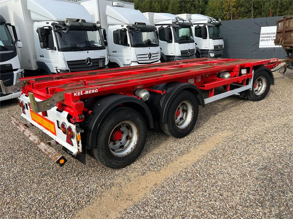 Kel-Berg D24B3 7,0 - 7,5 mtr. containere - Chassis aanhangwagen: afbeelding 1 Kel-Berg D24B3 7,0 - 7,5 mtr. containere - Chassis aanhangwagen: afbeelding 1
