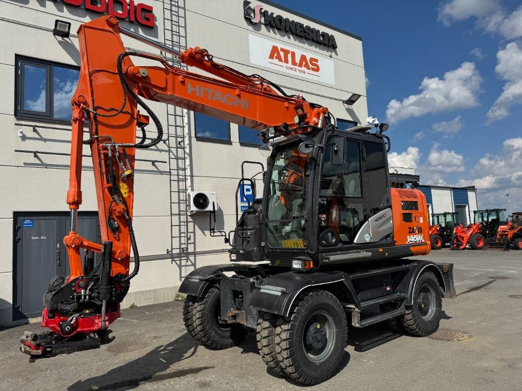 Hitachi MYYTY! SOLD! ZX145W-6 PYÖRITTÄJÄLLÄ - Mobiele graafmachine: afbeelding 2 Hitachi MYYTY! SOLD! ZX145W-6 PYÖRITTÄJÄLLÄ - Mobiele graafmachine: afbeelding 2