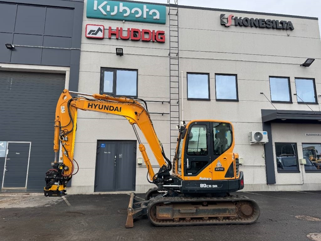 Hyundai R80CR-9A PYÖRITTÄJÄLLÄ - Minigraafmachine: afbeelding 1 Hyundai R80CR-9A PYÖRITTÄJÄLLÄ - Minigraafmachine: afbeelding 1