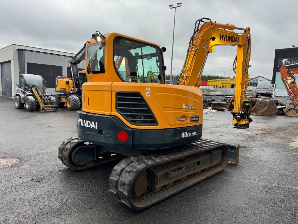 Hyundai R80CR-9A PYÖRITTÄJÄLLÄ - Minigraafmachine: afbeelding 5 Hyundai R80CR-9A PYÖRITTÄJÄLLÄ - Minigraafmachine: afbeelding 5