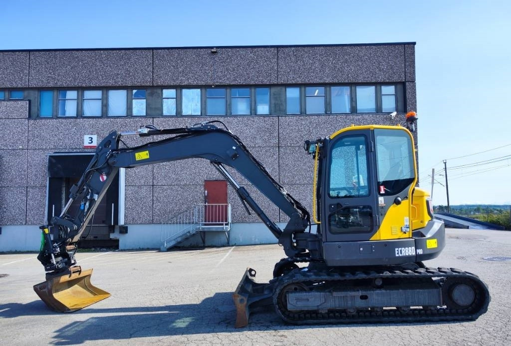 Volvo ECR 88 D PRO vähän ajettu - Minigraafmachine: afbeelding 1 Volvo ECR 88 D PRO vähän ajettu - Minigraafmachine: afbeelding 1