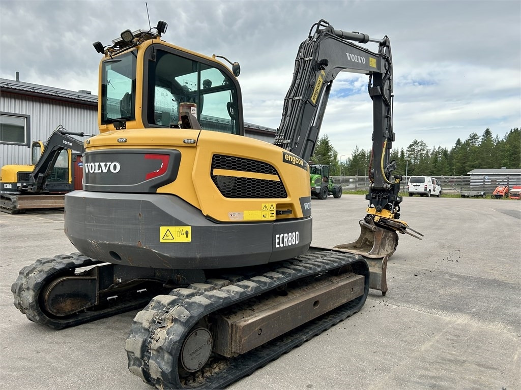 Volvo ECR88D + TYÖLAITTEET - Minigraafmachine: afbeelding 4 Volvo ECR88D + TYÖLAITTEET - Minigraafmachine: afbeelding 4