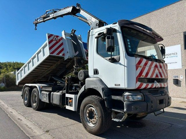 Renault Kerax 420dCi. 6X4. Hiab 144. Klima. - Haakarmsysteem vrachtwagen, Kraanwagen: afbeelding 1 Renault Kerax 420dCi. 6X4. Hiab 144. Klima. - Haakarmsysteem vrachtwagen, Kraanwagen: afbeelding 1