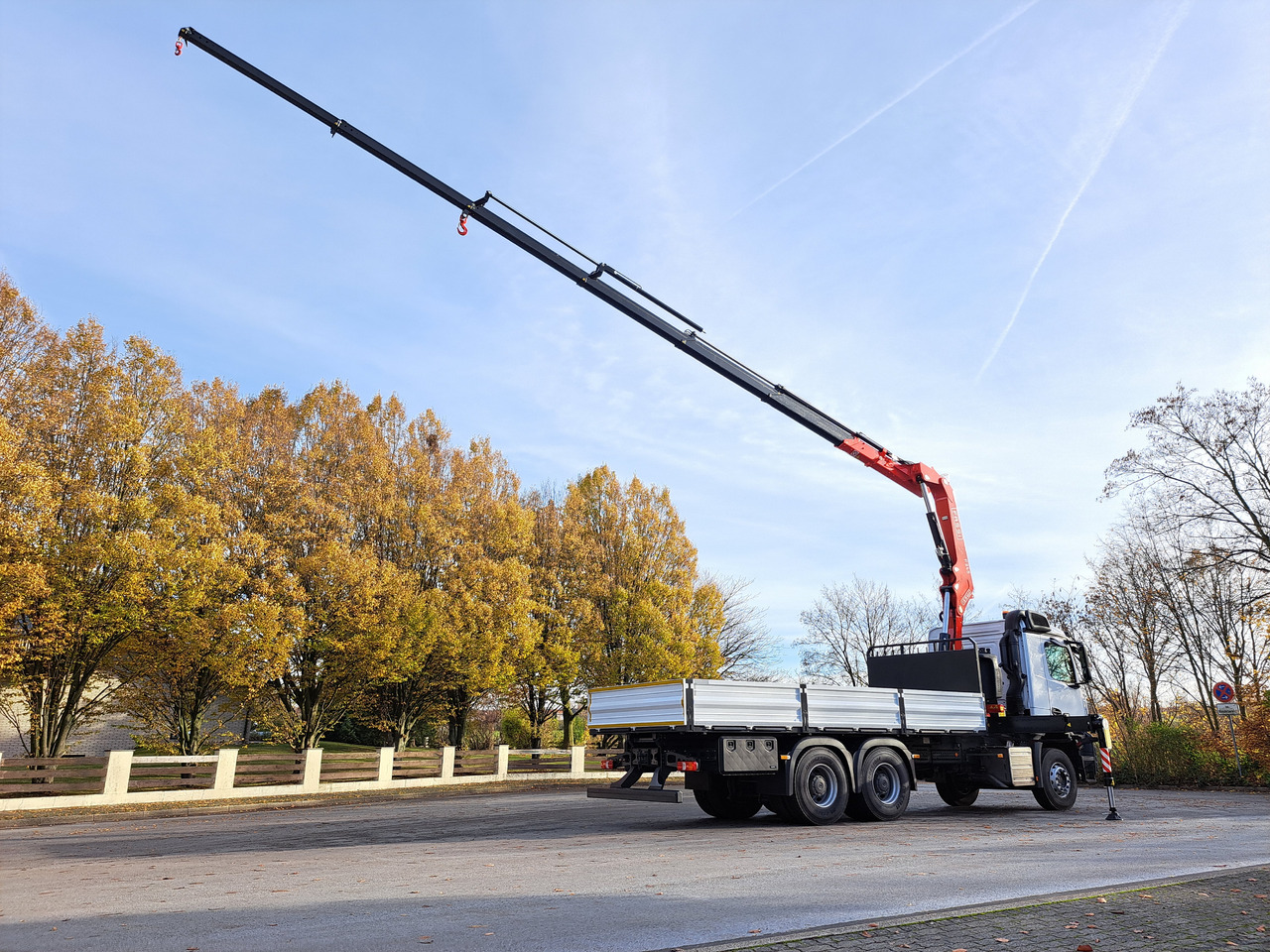 MERCEDES-BENZ AROCS 3340 CRANE FASSI F245 FLATBED TWISTLOCK EURO 3 - Vrachtwagen met open laadbak, Kraanwagen: afbeelding 3 MERCEDES-BENZ AROCS 3340 CRANE FASSI F245 FLATBED TWISTLOCK EURO 3 - Vrachtwagen met open laadbak, Kraanwagen: afbeelding 3