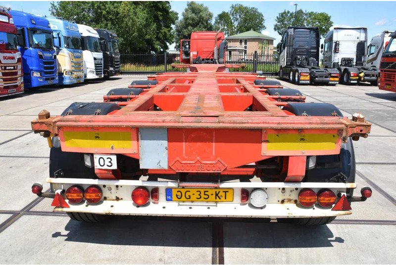 Nooteboom containerchassis - LIFT AXLE - DISC BRAKES - BPW AXLES - 2 x EXTENDABLE - - Containertransporter/ Wissellaadbak oplegger: afbeelding 3 Nooteboom containerchassis - LIFT AXLE - DISC BRAKES - BPW AXLES - 2 x EXTENDABLE - - Containertransporter/ Wissellaadbak oplegger: afbeelding 3