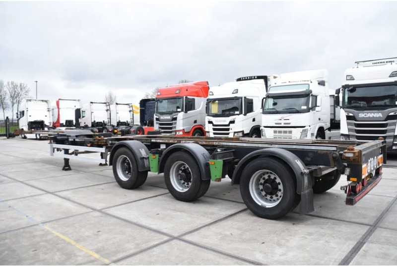 Renders ROC 16.27 CC - X STEERING - BPW AXLES - DISC BRAKES - - Containertransporter/ Wissellaadbak oplegger: afbeelding 3 Renders ROC 16.27 CC - X STEERING - BPW AXLES - DISC BRAKES - - Containertransporter/ Wissellaadbak oplegger: afbeelding 3