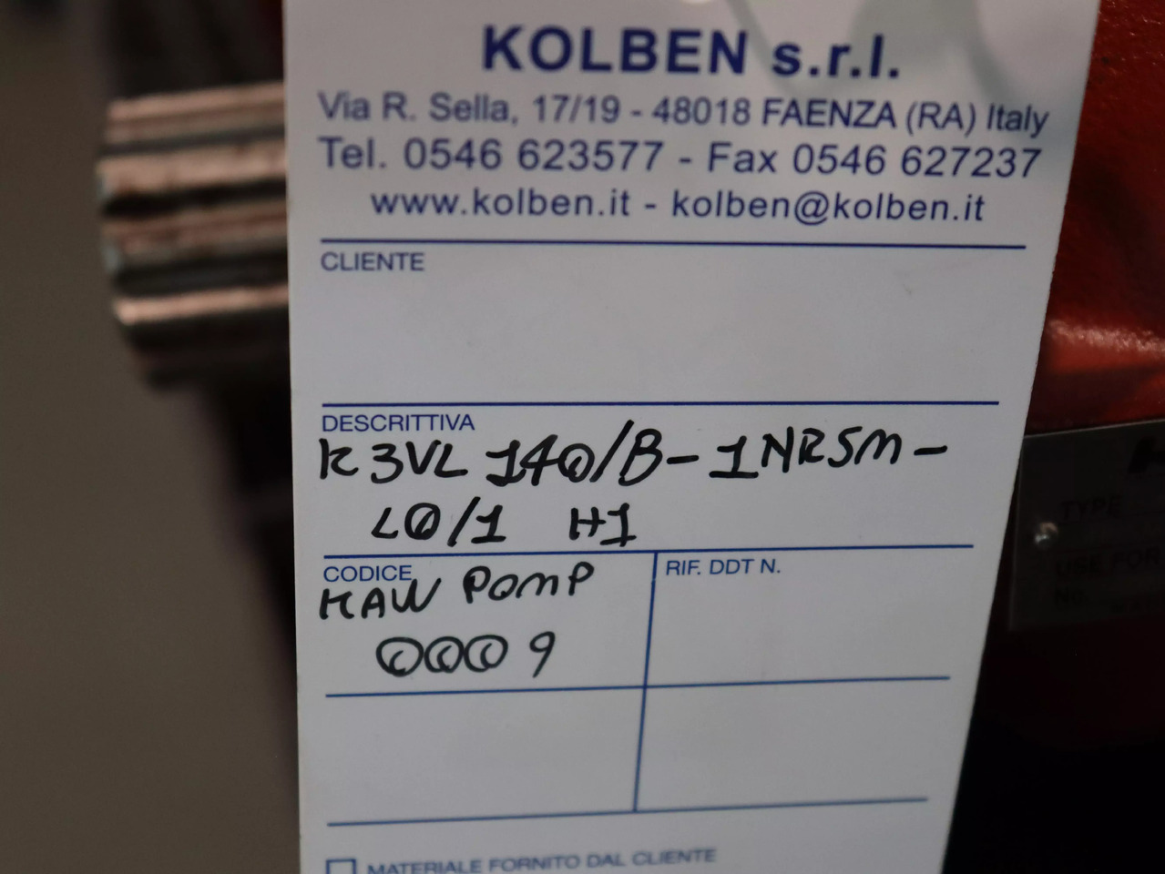 KAWASAKI K3VL140B-1NRSM-L01 H1 - Hydraulische pomp voor Bouwmachine: afbeelding 5 KAWASAKI K3VL140B-1NRSM-L01 H1 - Hydraulische pomp voor Bouwmachine: afbeelding 5