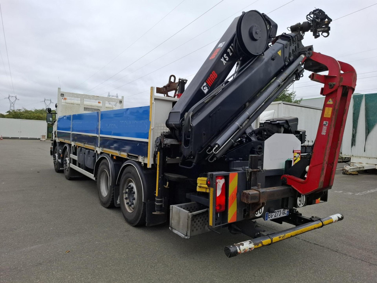 SCANIA SCANIA P41 8/2*6 Plat +Grue 21TM - Chassis vrachtwagen: afbeelding 4 SCANIA SCANIA P41 8/2*6 Plat +Grue 21TM - Chassis vrachtwagen: afbeelding 4