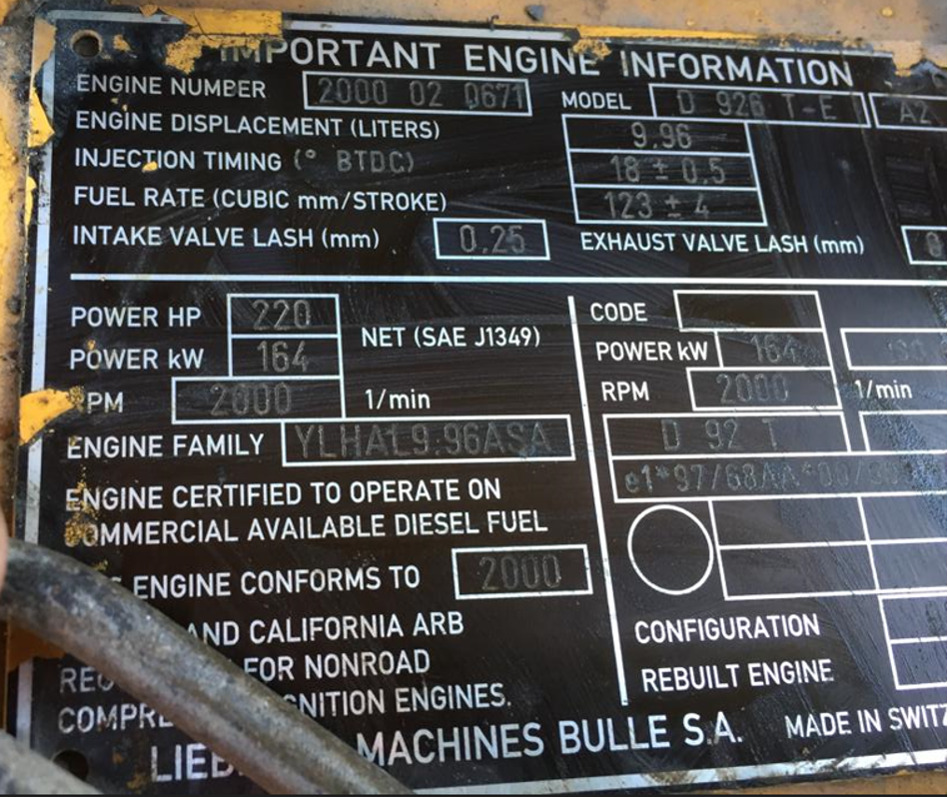 Liebherr R944HDSL - Onderdelen voor Rupsgraafmachine: afbeelding 5 Liebherr R944HDSL - Onderdelen voor Rupsgraafmachine: afbeelding 5