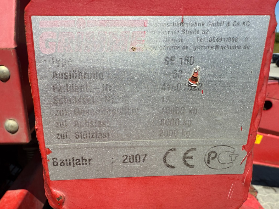 Grimme SE 170-60-UB - Oogstmachine: afbeelding 2 Grimme SE 170-60-UB - Oogstmachine: afbeelding 2