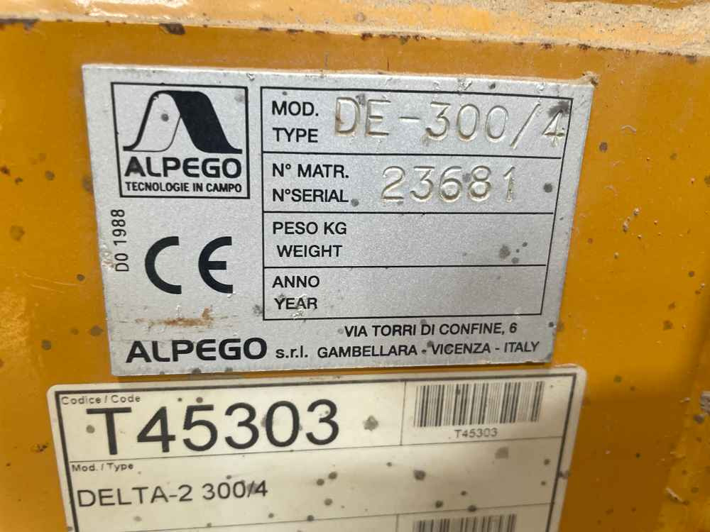 Alpego Delta DE-300/4 - Oogstmachine: afbeelding 2 Alpego Delta DE-300/4 - Oogstmachine: afbeelding 2