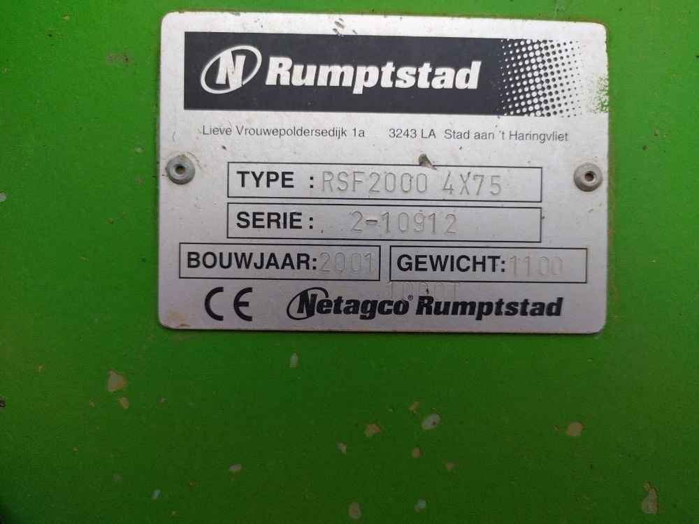 Rumptstad RSF2000 4X75 - Oogstmachine: afbeelding 5 Rumptstad RSF2000 4X75 - Oogstmachine: afbeelding 5