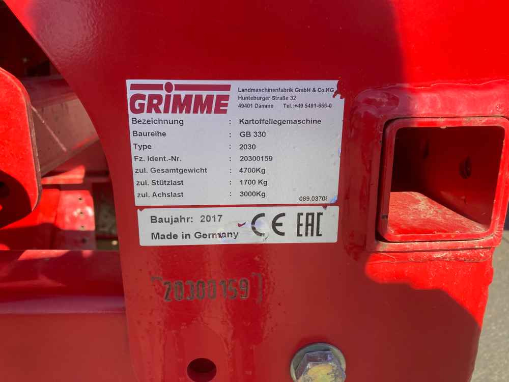 Grimme GB 330 - Oogstmachine: afbeelding 2 Grimme GB 330 - Oogstmachine: afbeelding 2