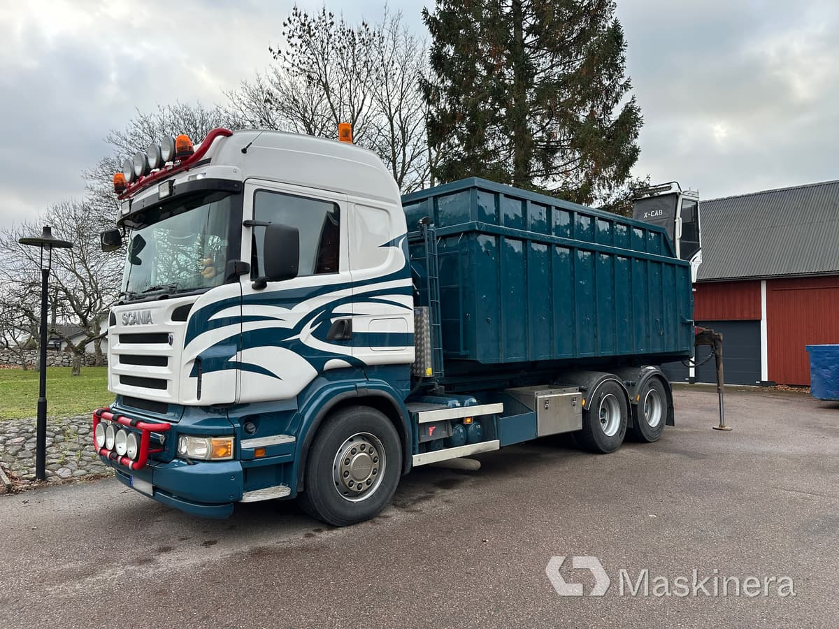 SCANIA R500LB6X4HHA Lastväxlare Scania R500 med FTG V10CX kran - Andere machine: afbeelding 1 SCANIA R500LB6X4HHA Lastväxlare Scania R500 med FTG V10CX kran - Andere machine: afbeelding 1