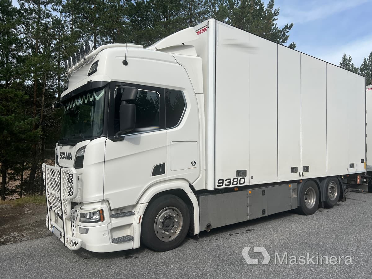 Fjärrbil Scania R580 med öppningsbar sida - Bakwagen: afbeelding 1 Fjärrbil Scania R580 med öppningsbar sida - Bakwagen: afbeelding 1