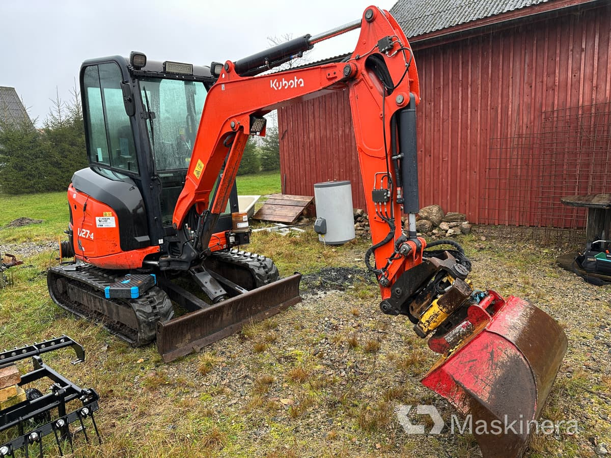 Grävmaskin Kubota U27-4 - Rupsgraafmachine: afbeelding 3 Grävmaskin Kubota U27-4 - Rupsgraafmachine: afbeelding 3