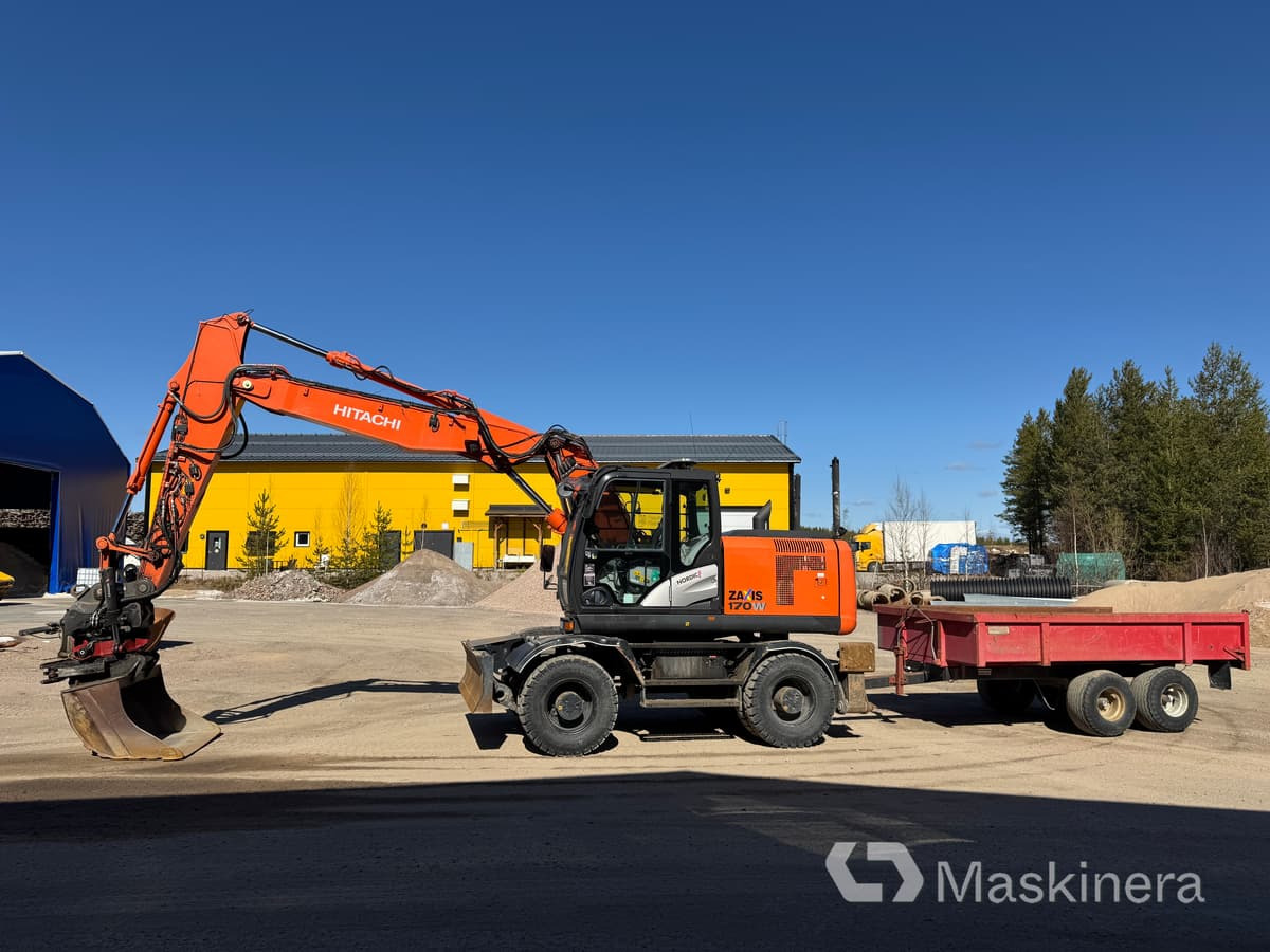 Hitachi ZX170W-5B Hjulgrävare Hitachi ZX170W med vagn - Rupsgraafmachine: afbeelding 2 Hitachi ZX170W-5B Hjulgrävare Hitachi ZX170W med vagn - Rupsgraafmachine: afbeelding 2