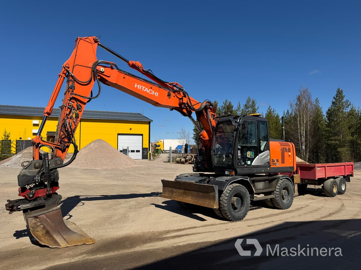 Hitachi ZX170W-5B Hjulgrävare Hitachi ZX170W med vagn - Rupsgraafmachine: afbeelding 1 Hitachi ZX170W-5B Hjulgrävare Hitachi ZX170W med vagn - Rupsgraafmachine: afbeelding 1